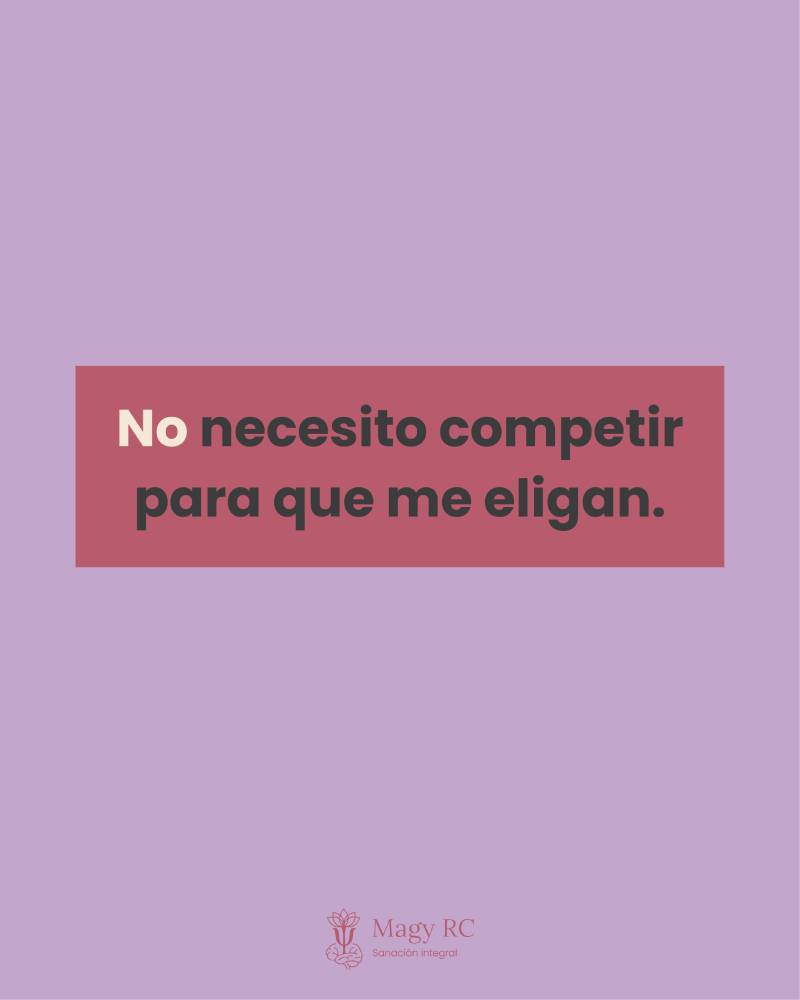 No necesito competir